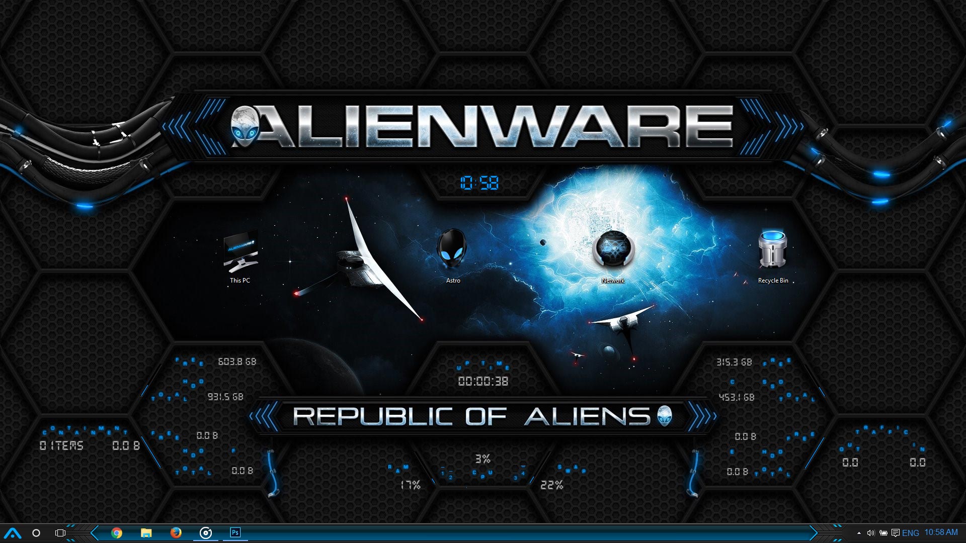 Alien Theme For Windows 10