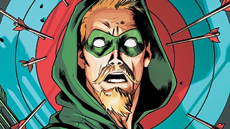 green-arrow-background