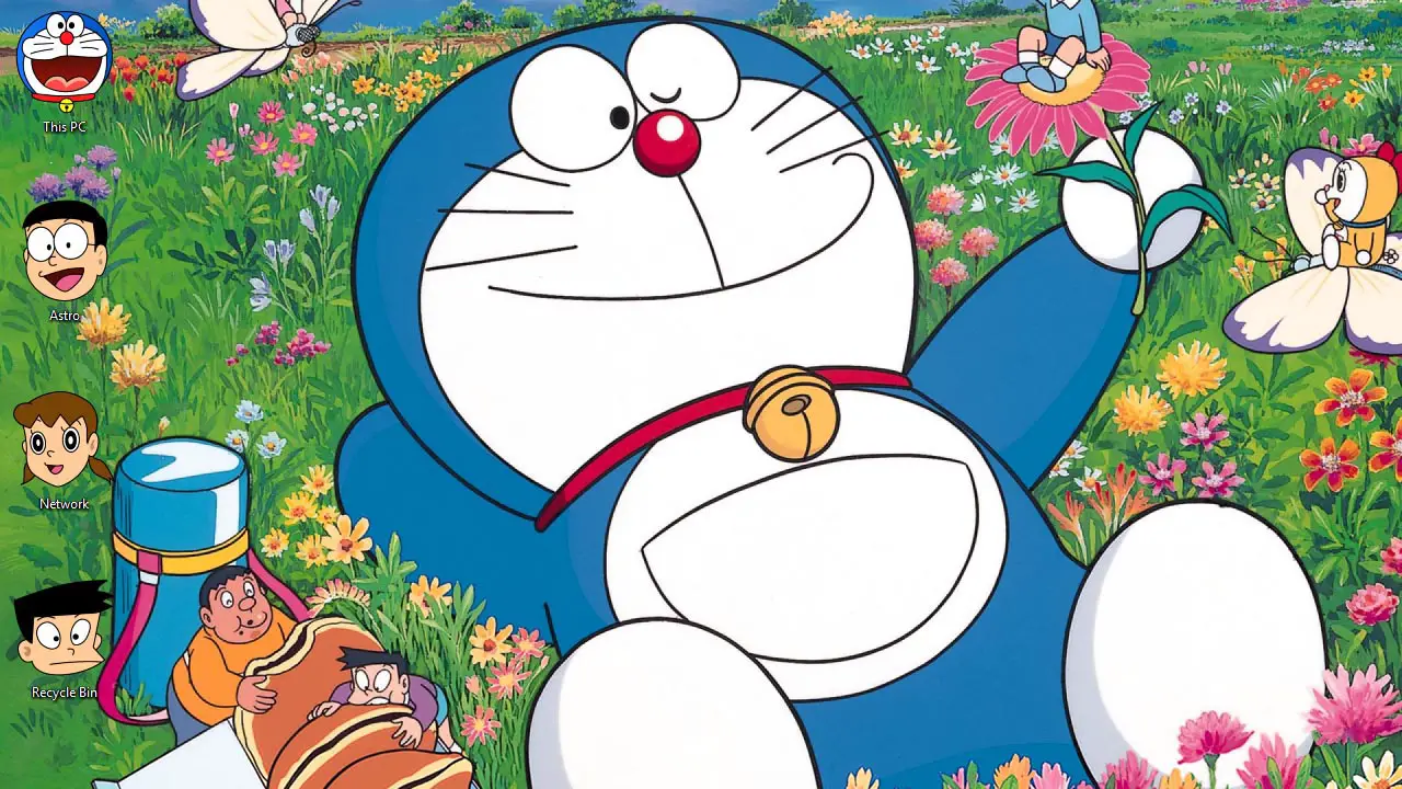 Doraemon Theme for Windows 10  8  7