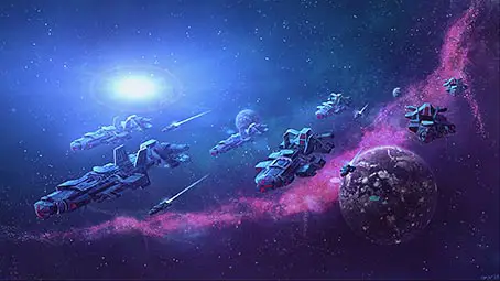 spaceship-background