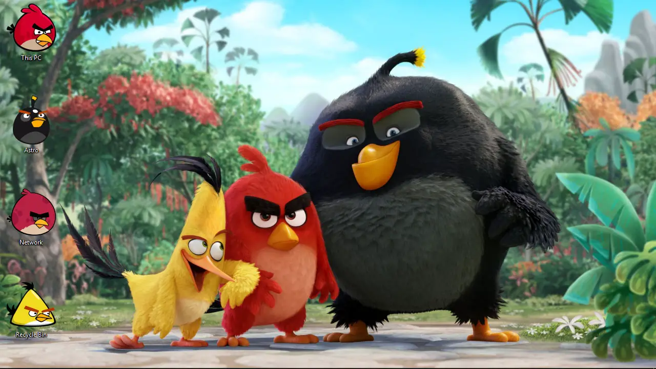 Angry Birds Movie Theme For Windows 10 8 7