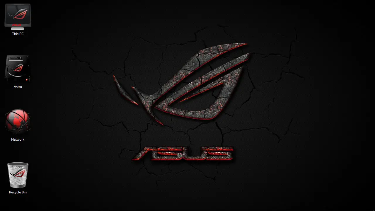 Asus Rog Theme For Windows 10 8 7