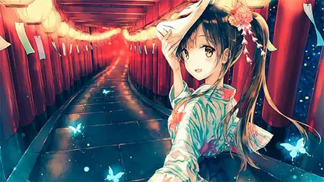 Anime Girls Theme for Windows 10 | 8 | 7
