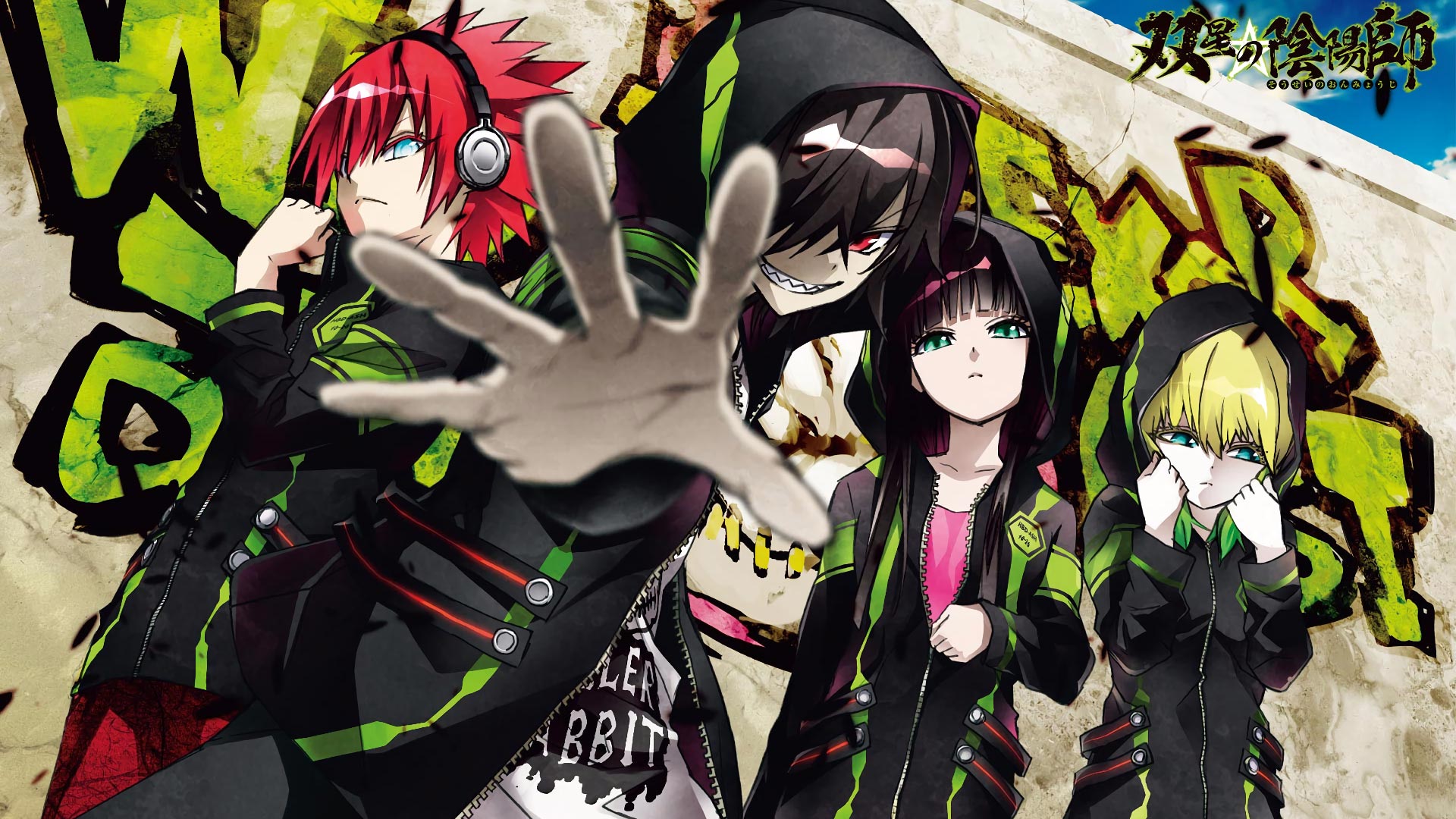 Sousei no Onmyouji, Rokuro Enmado and Benio Adashino